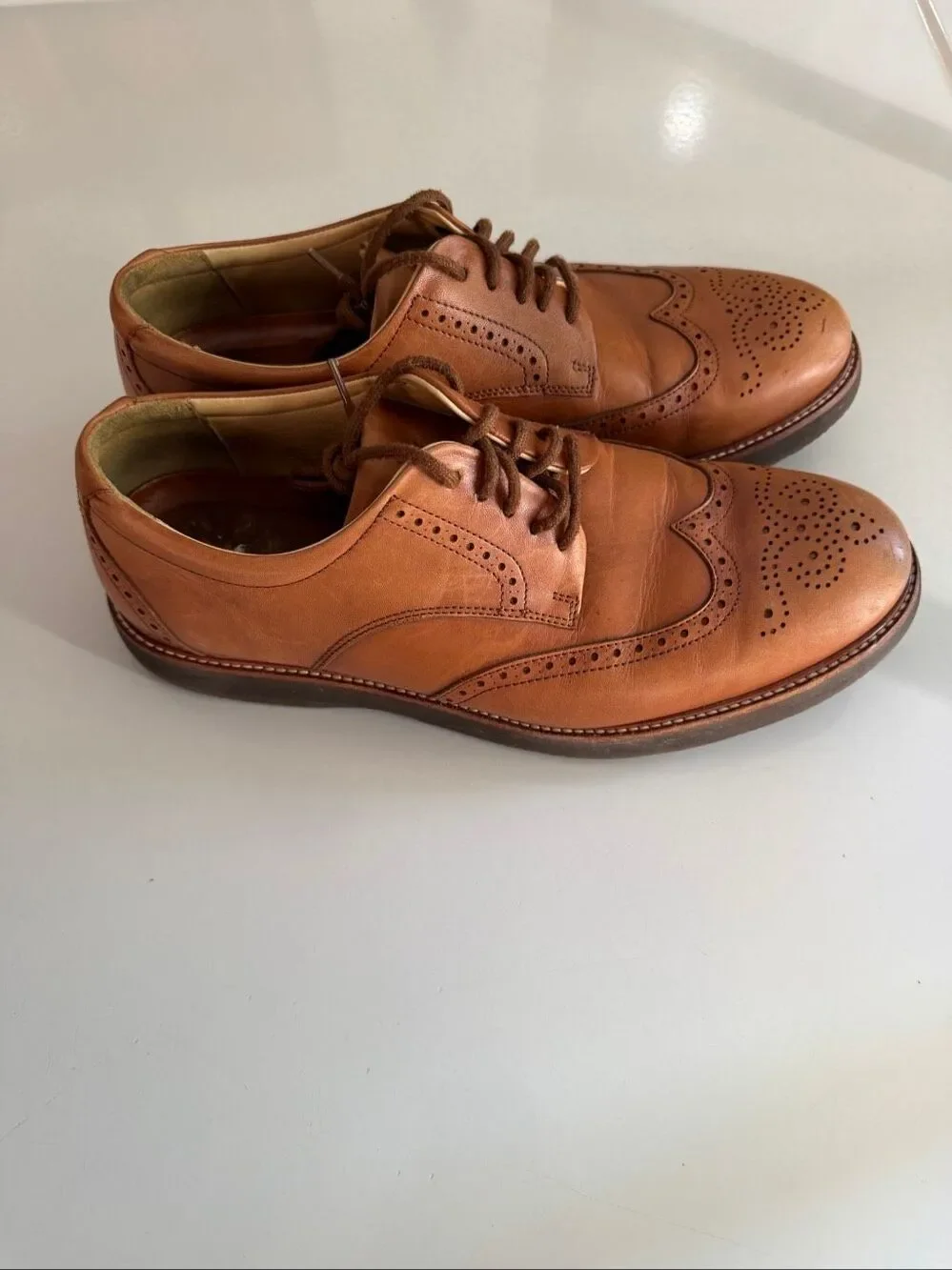 SAMUEL HUBBARD - Whiskey Brown Tipping Point Oxford Shoe-10